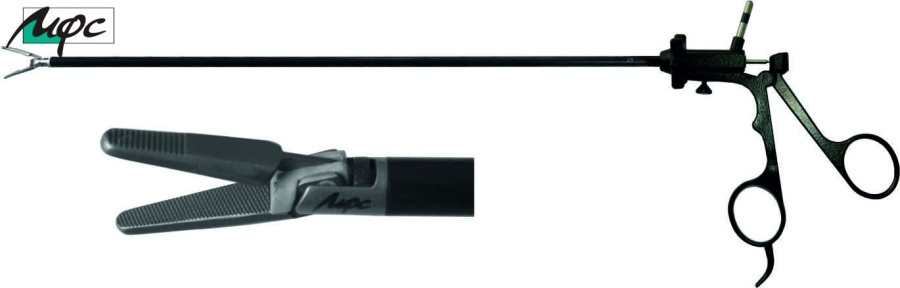 Зажим-манипулятор биполярный двухбраншевый анатомический 5 мм (сетчатый) - НПФ "МФС"