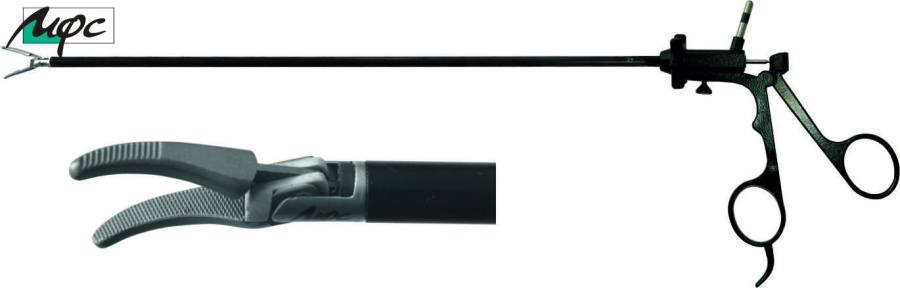 Зажим-манипулятор биполярный двухбраншевый анатомический 5 мм (диссектор, сетчатый) - НПФ "МФС"