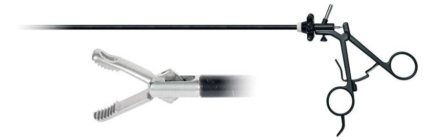 Зажим с кремальерой анатомический «полуволна» 5 мм  - НПФ "МФС"