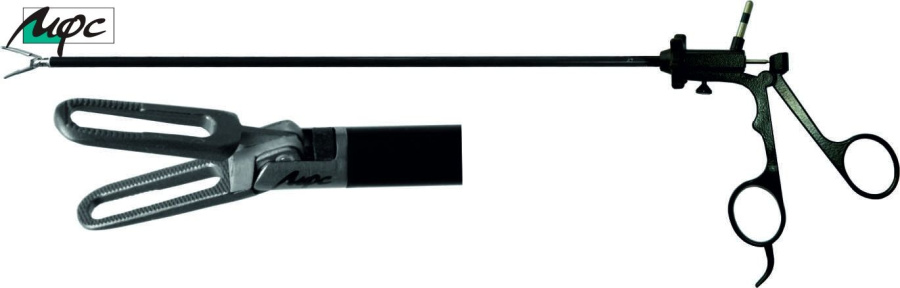 Зажим-манипулятор биполярный двухбраншевый анатомический 5 мм (окончатый, сетчатый) - НПФ "МФС"