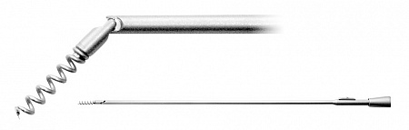Штопор для удаления миоматозных узлов 5 мм изгибаемый - НПФ "МФС"