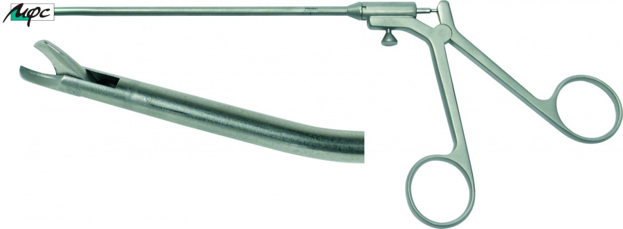 Ножницы артроскопические хирургические клювовидные, изогнутые вправо - НПФ "МФС"