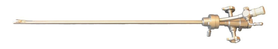 Устройство отклоняющее ("Альбарран" с одним рабочим каналом и кремальерой, для использования с тубусами цистоуретроскопа 19-25 Ch) - НПФ "МФС"